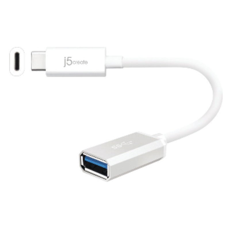 j5create USB Type-C 3.1 to Type-A Adapter | Supports USB3.1 Gen1 (5 Gbps), USB 2.0 (480 Mbps) and an Output of 1.5A | Compatible with USB 3.0 and USB 2.0 Devices - Image 3